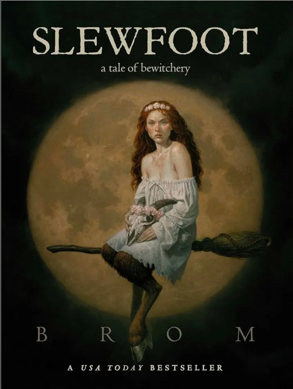 SLEWFOOT: A Tale of Bewitchery Art Poster - Moonlit Witch